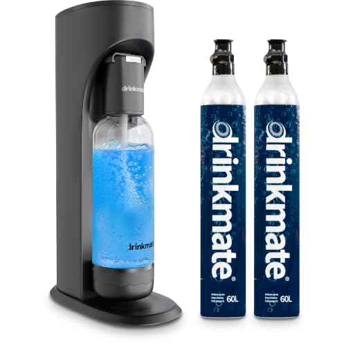 Drinkmate OmniFizz Sparkling Water Maker & Soda Streaming Machine...
