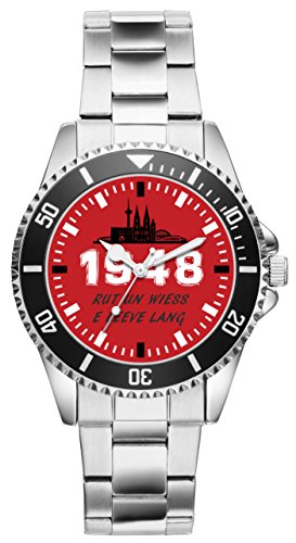 Preisvergleich Produktbild KIESENBERG Köln Geschenk Artikel Idee Fan Uhr 6068