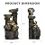 Grepatio Cascading Rock Outdoor Water Fountain, 6 Tier Garden Waterfalls Fountain with 6 LED Lights, Modern Indoor Floor Standing Water Fountains with Pump for Garden, Patio, House Decor, 35" H