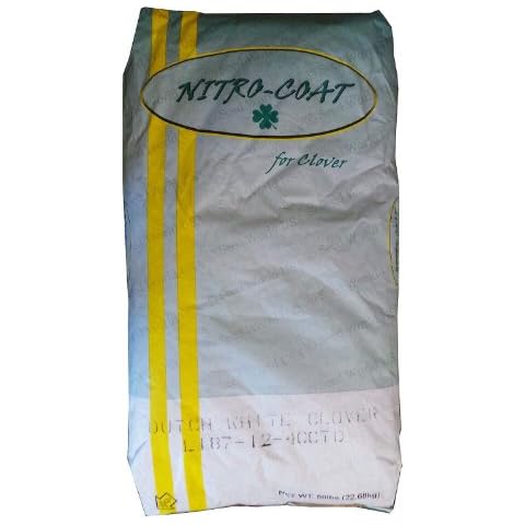 SeedRanch Nitro-Coated and Inoculated Seedranch White Dutch Clover Seeds - 50 Pounds Cover
