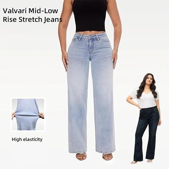 Valvari-Valvari Sweatpant Jeans, Valvarl Mid-Low Rise Stretch Jeans, BBL Stretch Jean Bootcut4