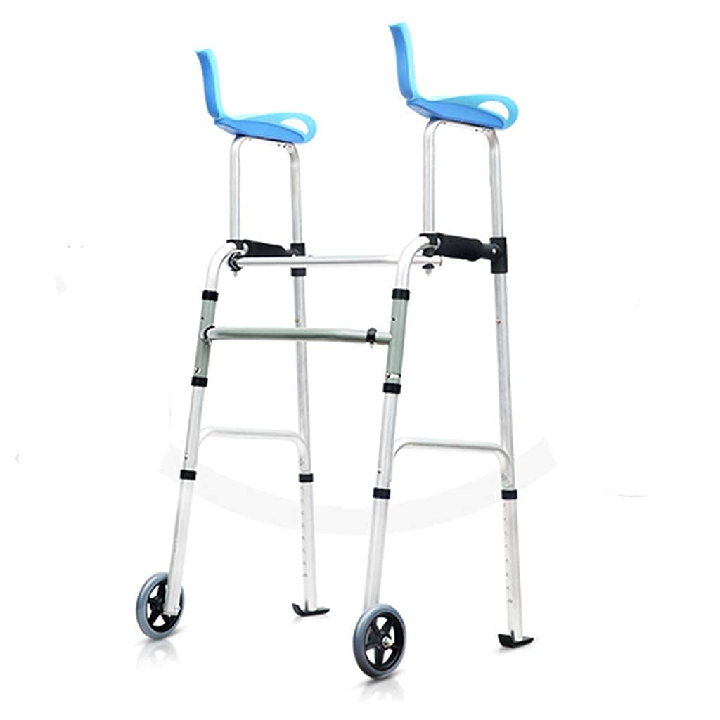 Chodziki dla seniorów Rama do chodzenia Aluminiowe pomoce do chodzenia Składany regulowany chodzik z siedziskiem Odpowiedni dla osób starszych Niepełnosprawny chodzik, Trwała pomoc w poruszaniu się