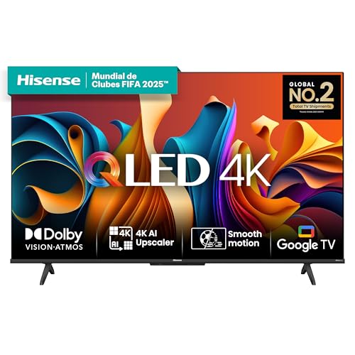 Hisense Smart TV UHD 4K QLED 55" Polegadas 55Q6N Google TV com HD...