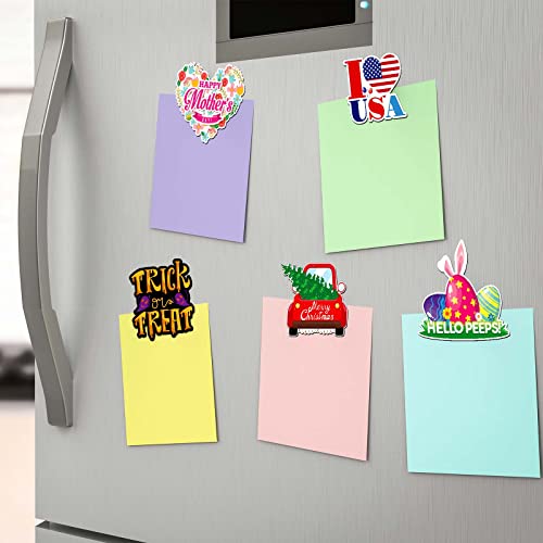 Weewooday 20 Pcs Holiday Magnets Halloween Fridge Magnet Thanksgiving Christmas Holiday Refrigerator Magnets Locker Sticker Magnet Festival Kitchen Refrigerator Magnet Cover thumb #4