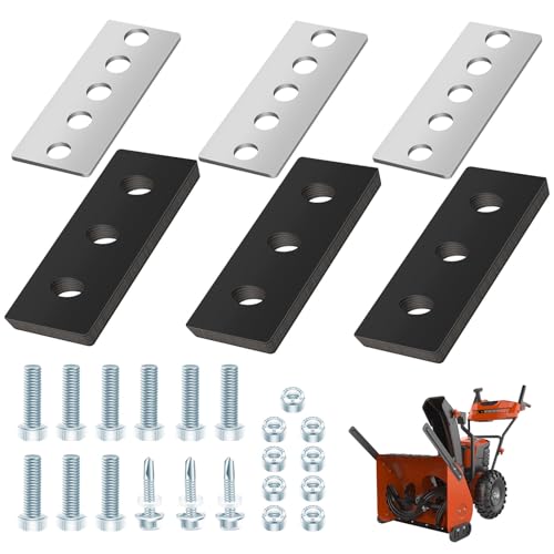 Snow Blower Impeller Modification Kit Universal 3/8' 3-Blade, for Modifies 2-Stage Machine, (3)