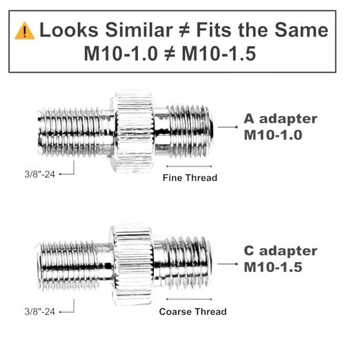 Adaptateur M10 vers 3/8"-24 mâle : connecteur d'antenne radio - 4
