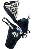 Photo Gallery k-live kl diamond bikini set/costumi da bagno, nero , l Photo Gallery k-live kl diamond bikini set/costumi da bagno, nero , l
