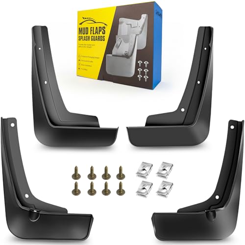 QUYDDC Mud Flaps Fit for 2018 2019 2020 2021 2022 2023 Chevy Equinox 4-Door Sport Utility, Dedicated Mudguard for Four Seasons Universal Protection, Front and Rear