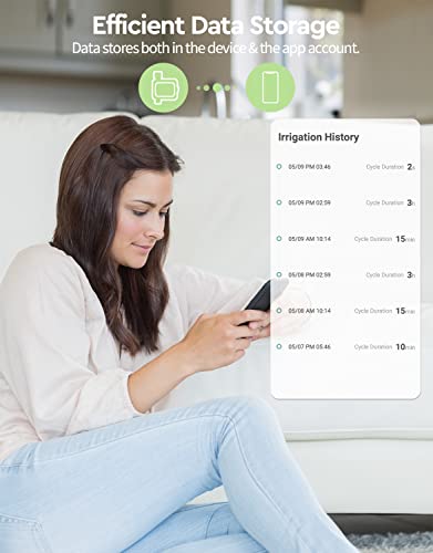 Moistenland Bluetooth Sprinkler Timer, Smart Hose Faucet Timer, Wireless App Control Available, Outdoor Hose Timer For Garden Lawns Plants, Irrigation Timer For Flowerbed #TOP6