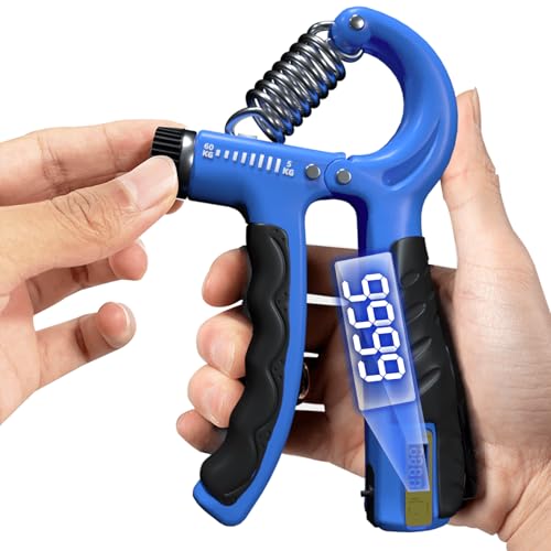 TattiOut ハンドグリップ 可変式 電子カウンター 多種類から選べる 握力 トレーニング ハンドグリッパー 握力グリッパー 負荷調整可能