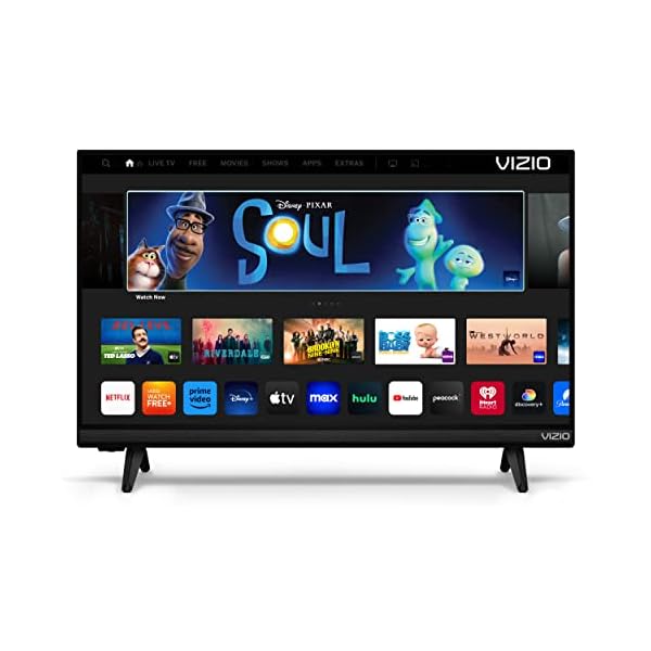 VIZIO 24-inch D-Series Full HD 1080p Smart TV with Apple AirPlay and Chromecast Built-in, Alexa Compatibility, D24f-J09, 2022 Model