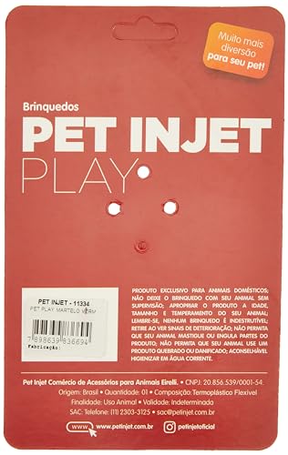 PET INJET - Pet Play Martelo Vermelho