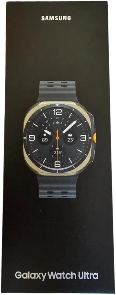 Samsung Galaxy Watch Ultra 2025 (64GB, 47mm, Unlocked LTE) AI Smartwatch with 1.5" AMOLED, Wi-Fi, Bluetooth, Heart Rate, GPS Fitness Tracker, International Model (Fast Charger Cube Bundle, Blue)