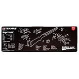 TekMat Ultra Cleaning Mat for use with Ruger 10/22 , Black, 15