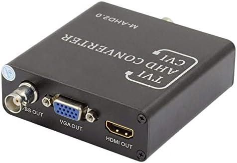 Buy it Now BNC AHD TVI CVI CVBS to HDMI VGA CVBS PAL NTSC Coaxial Video Converter AHD TVI 5MP CVI 2MP for Analog CCTV IP Camera DVR XVR IR LED 720P 1080P