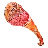 Toyvian Oreiller Jambon Fausses Tranches De Saucisses Au Jambon Oreiller Câlin en Peluche Coussin De Jambon Oreiller De Viande Jambon Coussin Bureau Nourriture Oreiller Sieste Coton PP