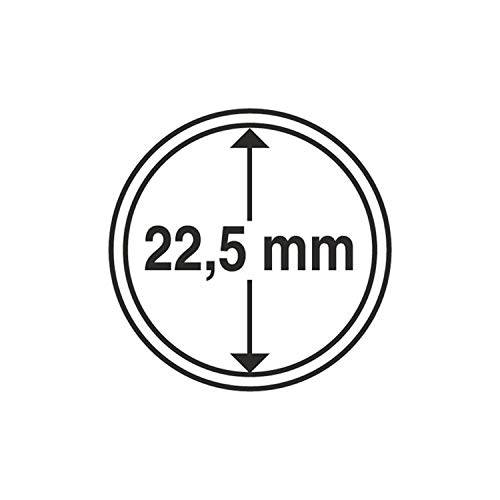Capsules Leuchtturm 22,5 mm boîte de 100 protection numismatique