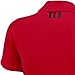 adidas Golf Women's Puremotion Solid Jersey Polo, Power Red/Black, X-Small