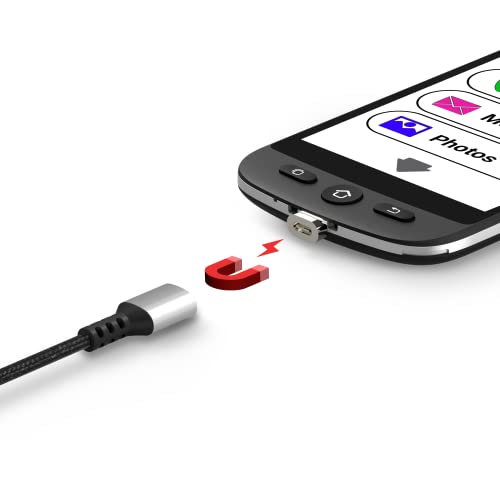 Amplicomms M510-M 4G Senior Smartphone med Magnetisk Laddare