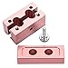 XingYue Direct 12.1 DIY Lipstick Mold Aluminum Alloy Rose Gold Dual Uses Lip Balm Maker Tool (2 Holes) (Style : 2 Holes)