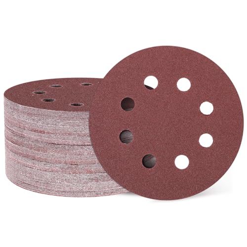 Papier abrasif 125mm grain 100 anti-encrassement pour ponçage sans poussière