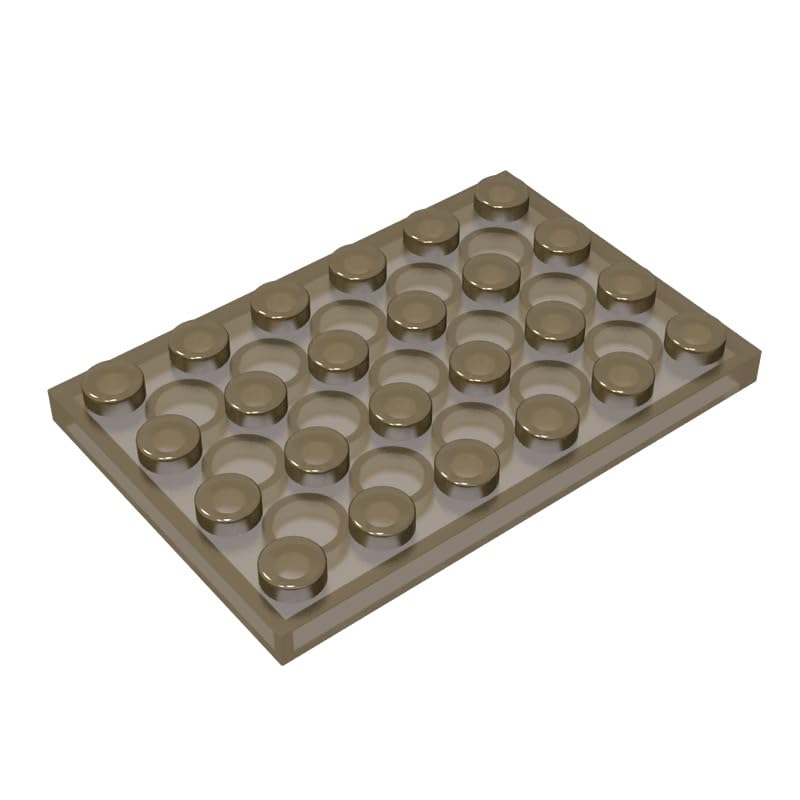 GDS-520 Compatible with LEGO 3032 Foundation Plate 4x6, Trans Black, 10 PCS — image 1