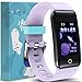 CareUALL Montre Connectée, IP68 Etanche Trackers d'Activité avec Podomètre, Cardiofréquencemètre, Moniteur de Sommeil, Compteur de Calories, Bracelet Connecté pour Enfant Fille Garçon - Violet