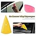 EHDIS Vinyl Wrap Tool Window Tint Kit 7 Pieces Vehicle Tinting Tools Car Glass Protective Film Wrapping Installation Set Included Vinyl Scraper, Window Rubber Squeegee,Cutting Knife with Blades