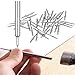 Generic 500Pcs Double-Head Skirting Thread Seamless Nail Double Headed Nails Invisible Security Screws with 5 Installation Tool - (As Show)