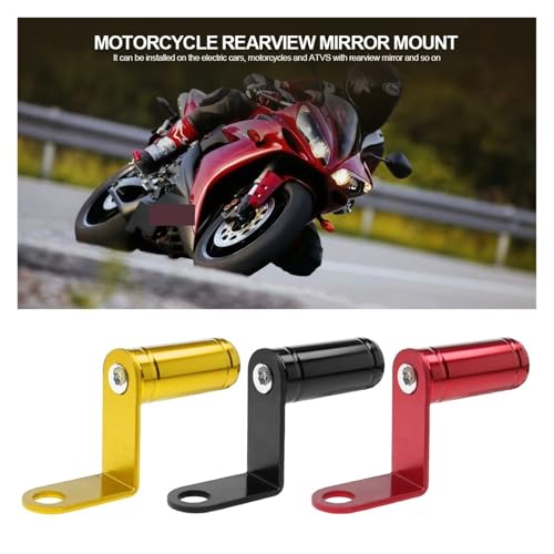 Rétroviseurs de moto et support argent avec extension multifonction - 4