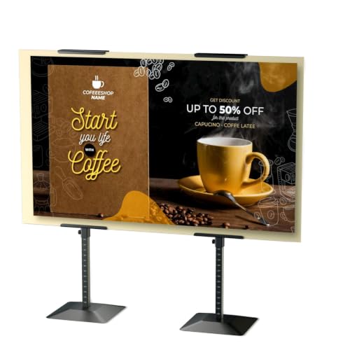 Image of GUOHONG 2Pack Poster Stand for Display, Adjustable Floor Stand Sign Holder