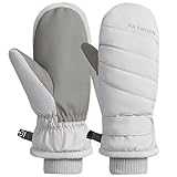 IZUS Women Ski-Gloves Plus-Velvet-Thickened Winter-Mittens Cold-Weather-Gloves Non-Slip-Palm Water-Repellent Outdoor Warm