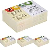 HAN Karteikarten - 100 Stück DIN A8 quer liniert für CROCO Duo (9987) und 2-6-19 (9988) Lernkarteikartenbox, farbig bedruckt, stabiler Karteikarton 190g/m² mit vier bunten Kreisen zum Ankreuzen, 9811