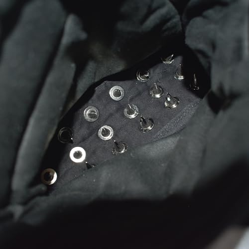 Honeylust - ABDL Krabbelschuhe abschließbar mit Magnetschloss, Spike-Einlagen – Baumwolle weich, Klinik Bondage Fetisch Schuhe Unisex