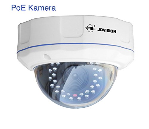 Jovision HD PoE Cámara IP para interiores y exteriores, tipo: JVS  Cámara de exterior POE, 1 MP, día y noche, DC n3dl, vigilancia, cámara de seguridad, detección de movimiento, alarma de correo electrónico