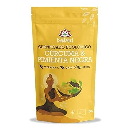 Iswari Curcuma-Pimienta Negra Superalimento 150Gr; Bio 1 Unidad 200 g