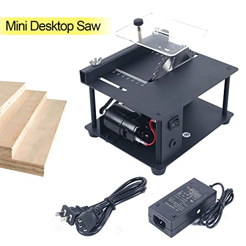 10000/Min Multi-Functional Table Saw Miniature Precision Electric Curve Table Saw Mini Desktop Saw Household Table Saw For Diy Handmade Model Crafts #TOP4