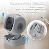 Automatic Cat Litter Box Self Cleaning - APP Control - Weight Monitoring - Ultra-Quiet, Medium Cats and Kittens Litter Box, Safe Anti-Pinch【Assembly Required】- Grey #4