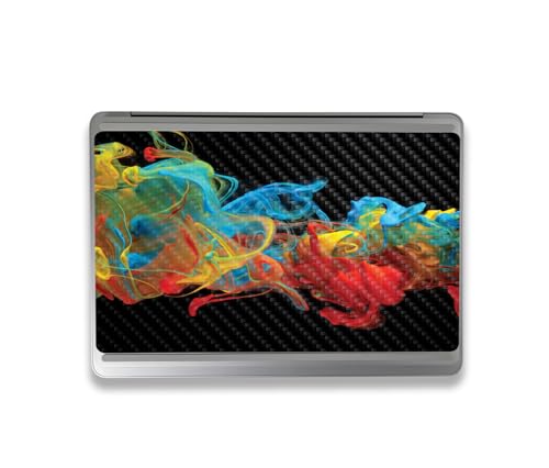 Image of MightySkins Carbon Fiber Skin Compatible with Microsoft Surface Laptop Studio 2 (2023) Full Wrap Kit - Primary Smoke | Protective, Durable Textured Carbon Fiber Finish | Made in The USA