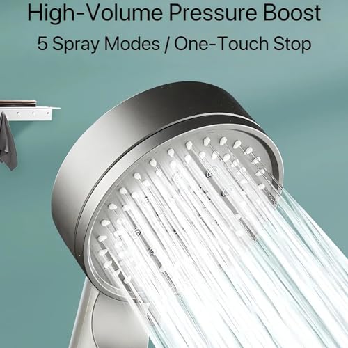 Pommeau de douche filtré 5 modes pour une eau pure sans calcaire - 7