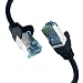Produktbild EFB-Elektronik - CAT. 7 Netzwerkkabel bis zu 10 Gbit - 15m LAN Kabel Ethernet Kabel Patchkabel mit Klinken-/Knickschutz - RJ45 Anschluss, S/FTP PIMF Schirmung - Schwarz