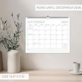 Beautiful 2025-2026 Wall Calendar - Runs from July 2025 until December 2026 – Large 14.5" x 11.5" Office Wall Calendar for Easy Organizing - Image 5