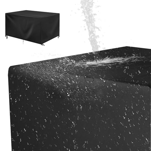 Fundas para muebles de jardín, Funda Mesa Exterior Impermeable, 500x400x95cm/LxWxH Rectangular Cubierta para Muebles de Jardin Tela Oxford 420D Anti Viento Anti UV Funda Protectora Mesa Exterior
