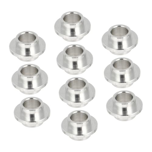 Mikikit Multi-Function Plain Bearings 10pcs Metal Skateboard Bearings for Electric Scooters Inline Skates