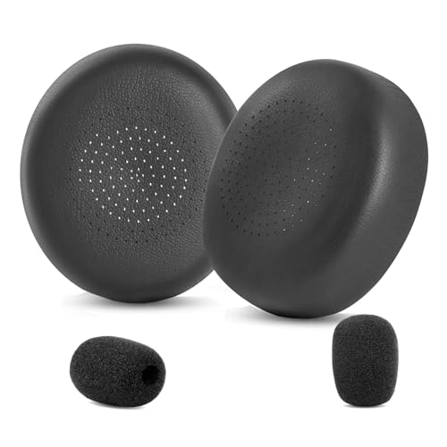 Almohadillas para Auriculares Compatibles con Jabra Evolve2 30 / 30SE / 30MS / 30UC con Cuero Proteico miniatura 1