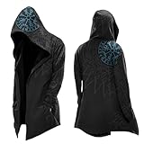 Photo Gallery duohropke giacca con cappuccio da uomo, mito nordico, 3d, lunghezza media, con cappuccio vichingo, cosplay, cappotti con cappuccio, cardigan, stile hipster lungo, felpa da motociclista, blu, m Photo Gallery duohropke giacca con cappuccio da uomo, mito nordico, 3d, lunghezza media, con cappuccio vichingo, cosplay, cappotti con cappuccio, cardigan, stile hipster lungo, felpa da motociclista, blu, m