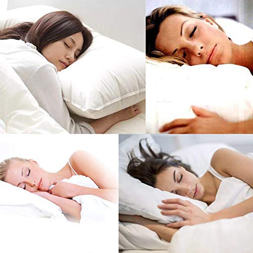 C-Fei Bed Pillows For Sleeping, Sleeping Pillows For Side And Back Sleeper Hotel Pillows Down Alternative Pillow With Super Soft Plush Fiber Fill Nude Pillow 20X12 #TOP4
