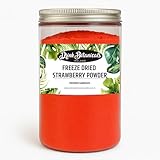 Freeze Dried Strawberry Powder | 150 Grams,5.29 oz 100% Natural-GMO Free | Strawberry Fruit Powder Dust For Baking, Cocktail Garnish, Cooking, Cakes, Icing, Smoothies | Drink Botanicals Ireland