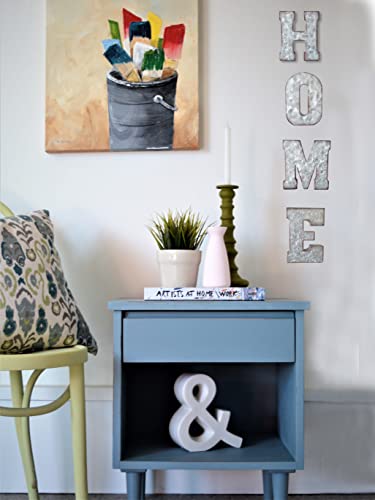 Zoreal Home Sign Rustic Galvanized Metal Letters Free Standing Home Decorative Sign Farmhouse Wall Decor #TOP2