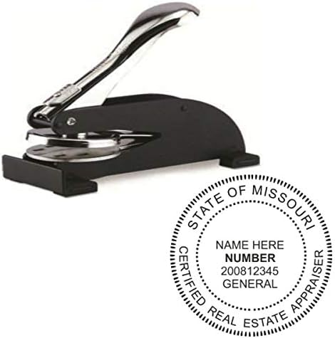 Infusion Personalized Missouri Real Estate Appraisers, 1-5/8" Round Embosser image 4